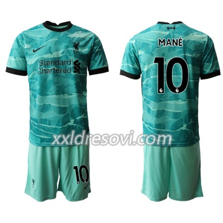 Liverpool Sadio Mane 10 Drugi Dječji Komplet Dresovi za Nogomet 2020-2021 (+ kratke hlače)